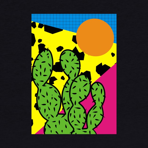 bold pop art cactus by SpicyNoodle